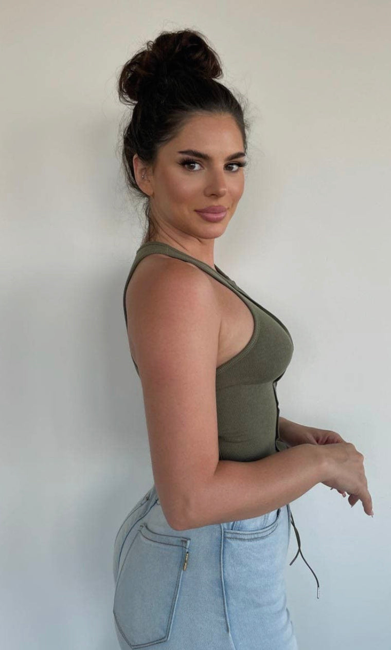 Laced Up Crop Top