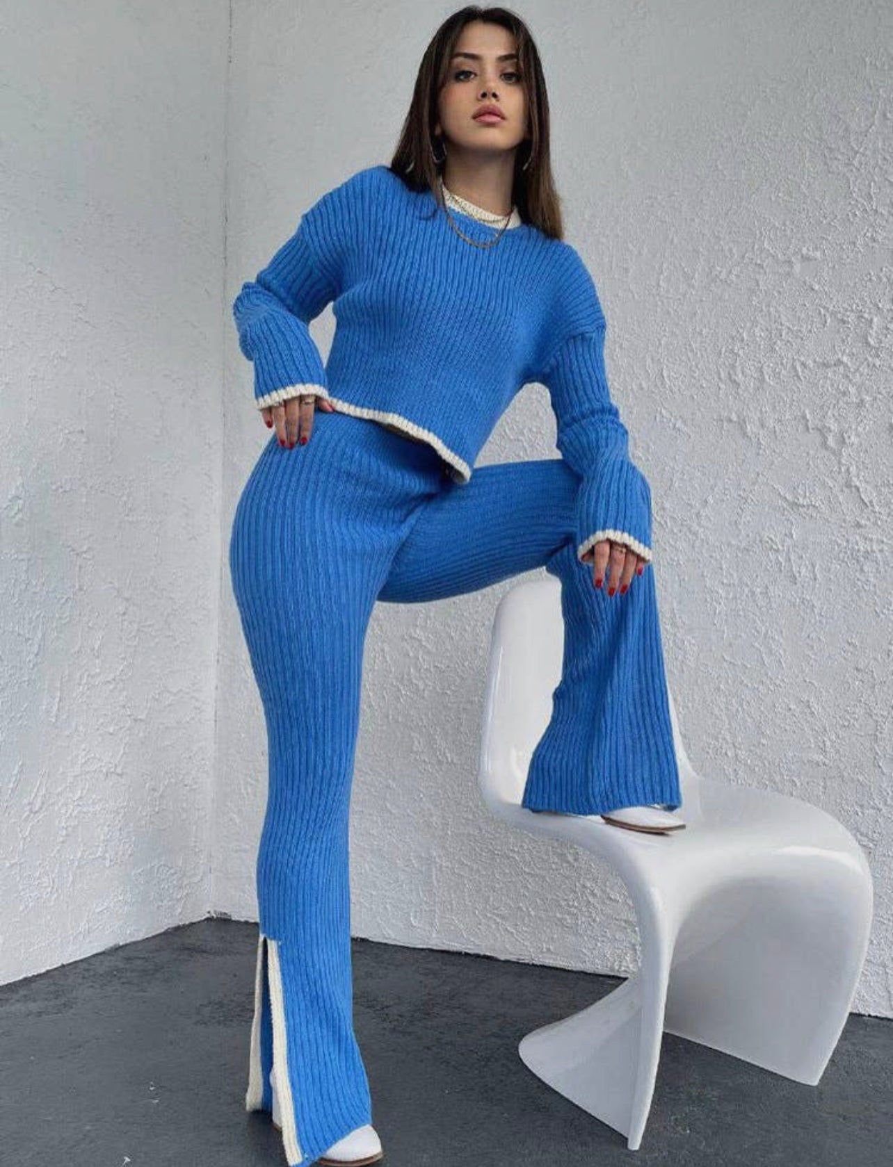 College Ribbed Set