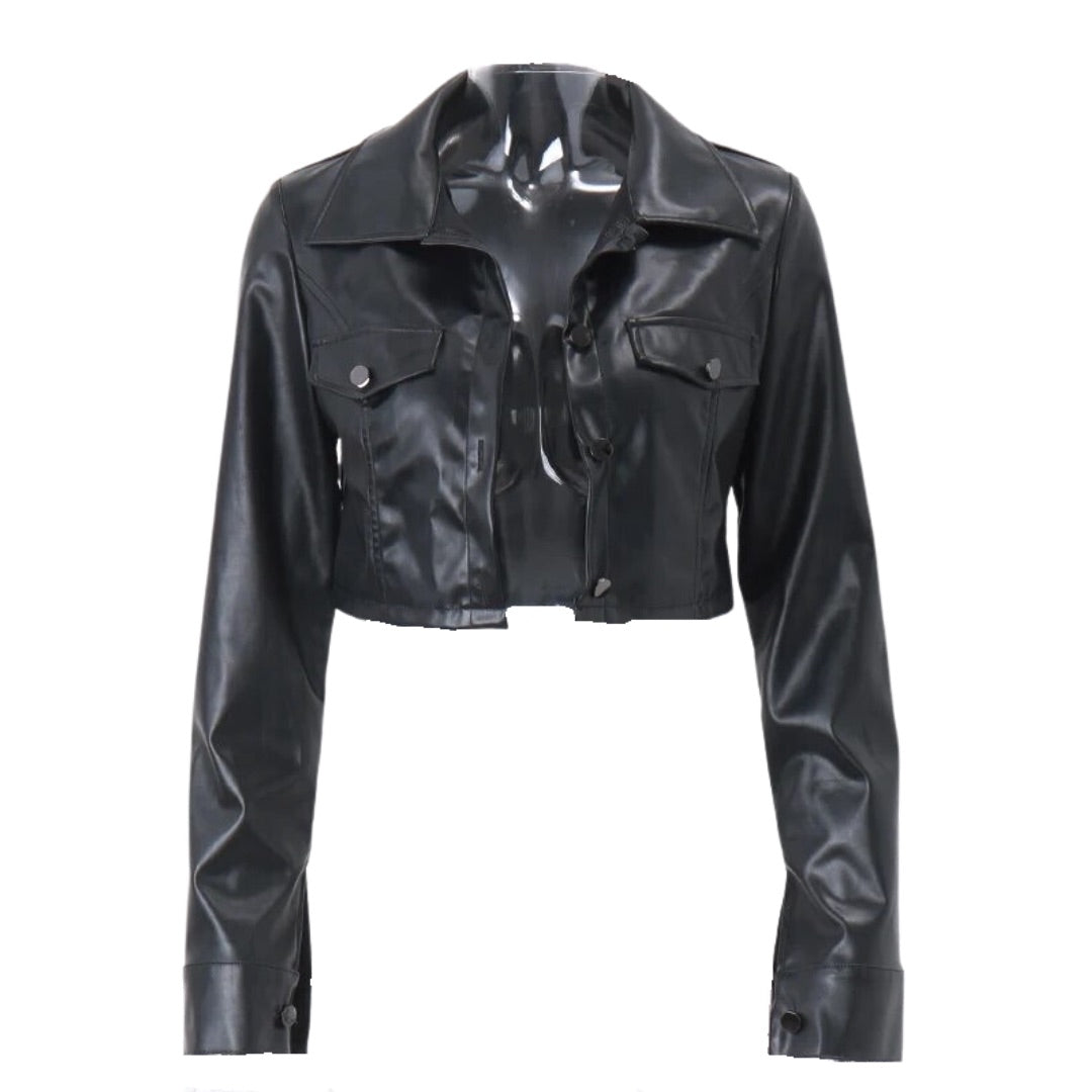 Vegan Leather Jacket