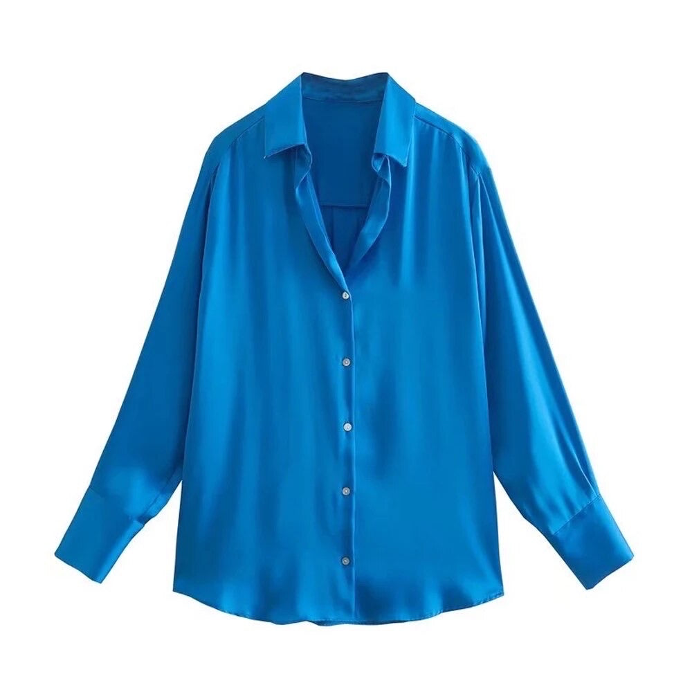 Button Up Sleeved Blouse