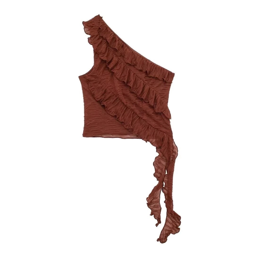 Moroccan Ruffled Top