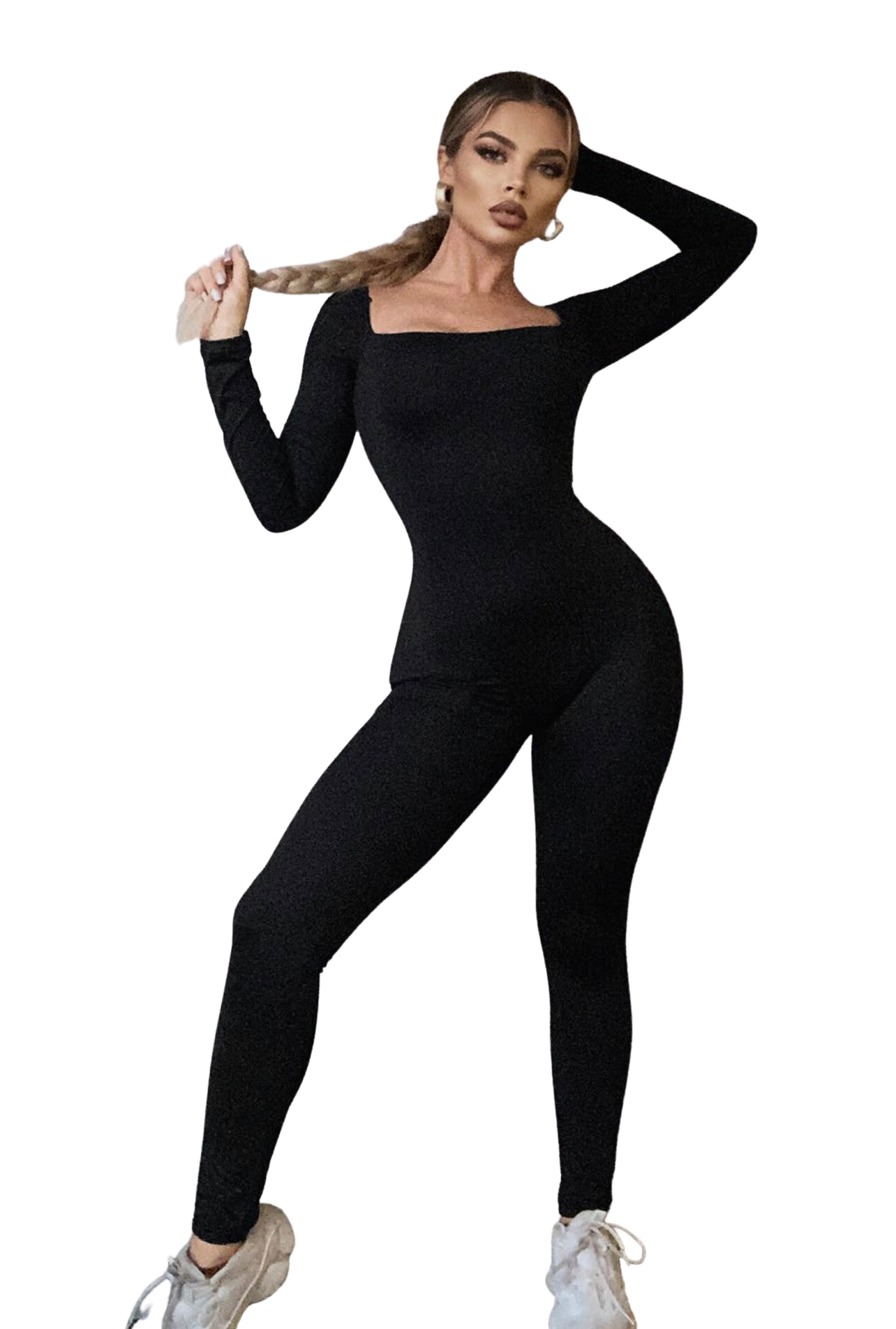 Snatched Long Sleeved Jumpsuit