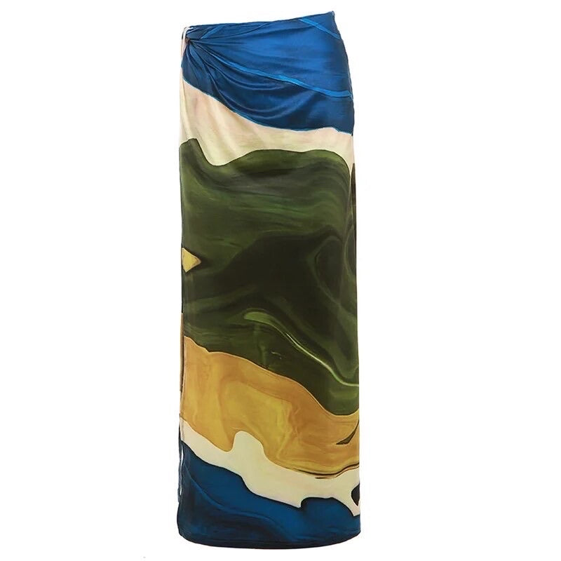 Tuscan Satin Skirt