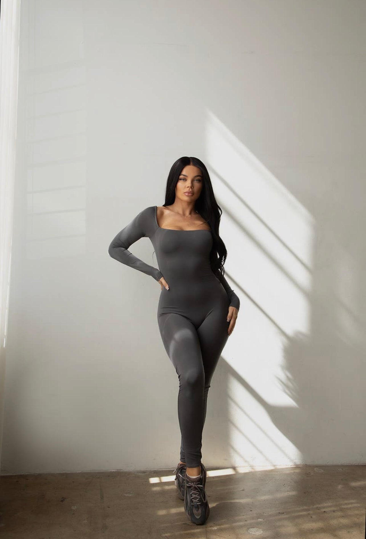 Snatched Long Sleeved Jumpsuit