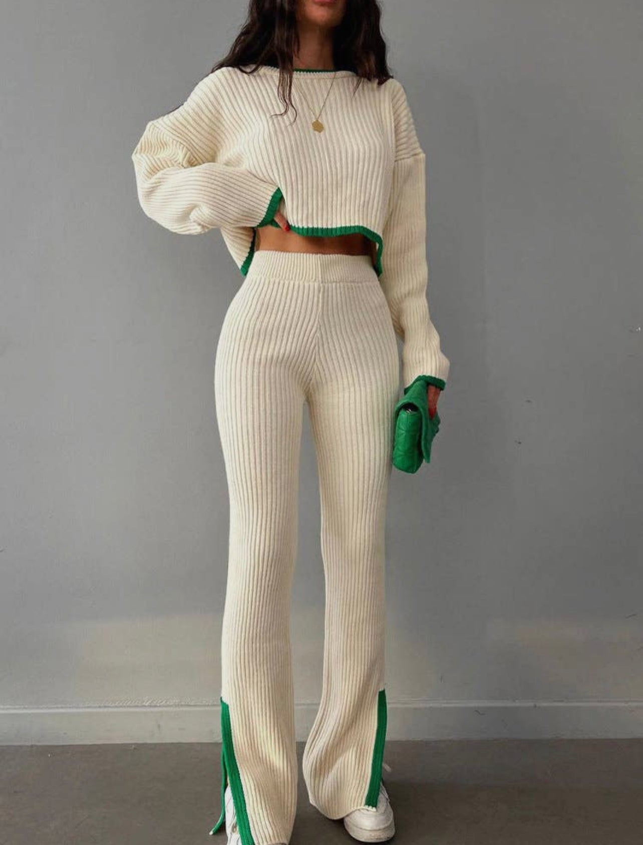 College Ribbed Set