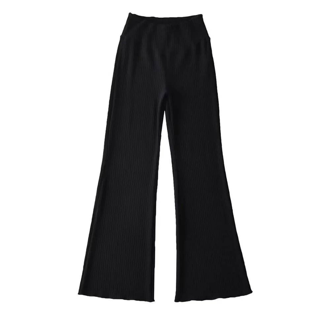 Ribbed Flare Leggings