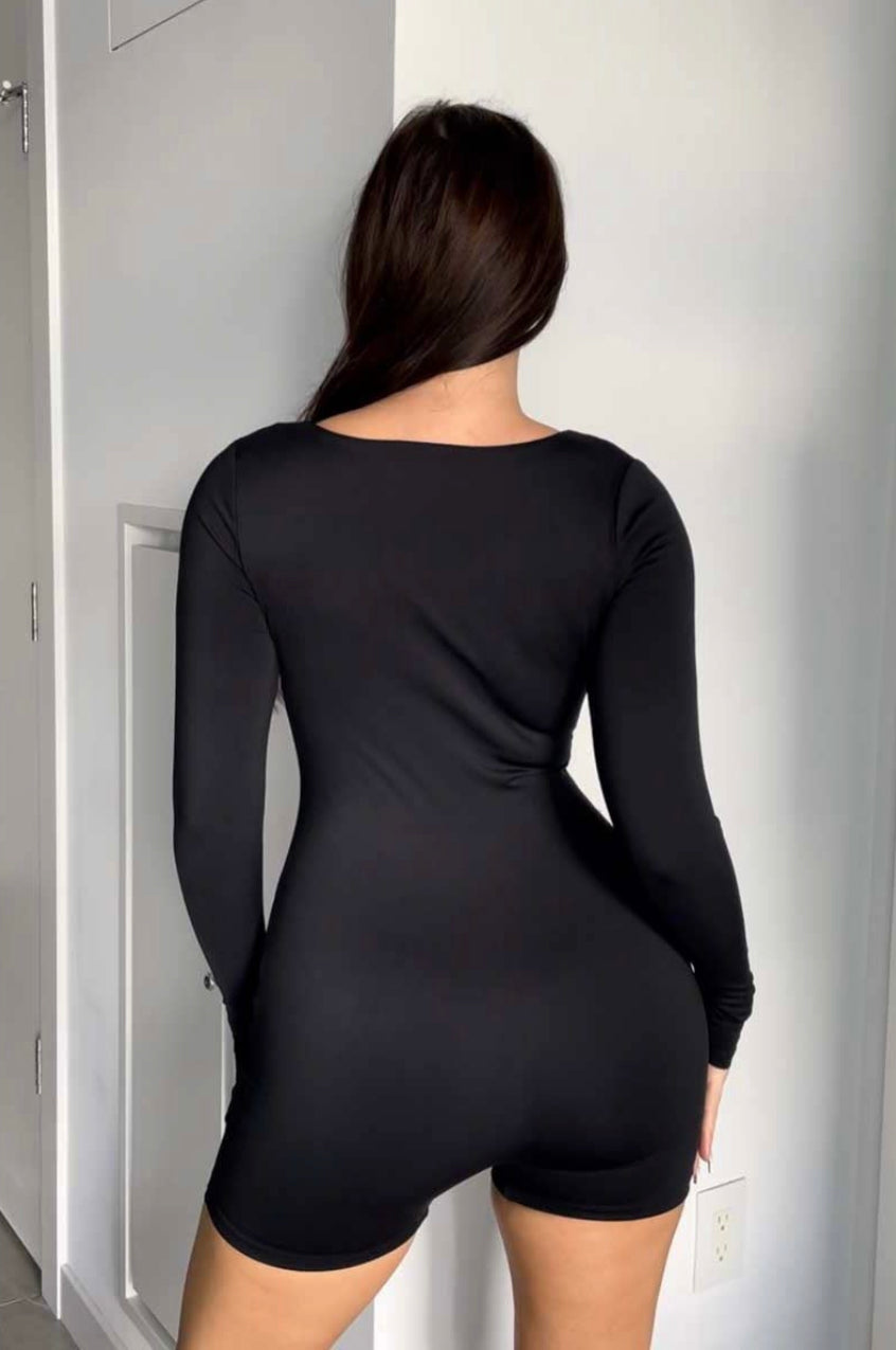 Snatched Long Sleeved Romper