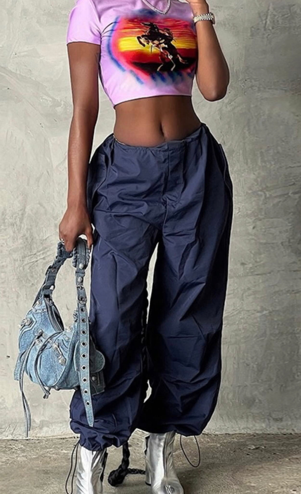 Baggy Blu Cargos