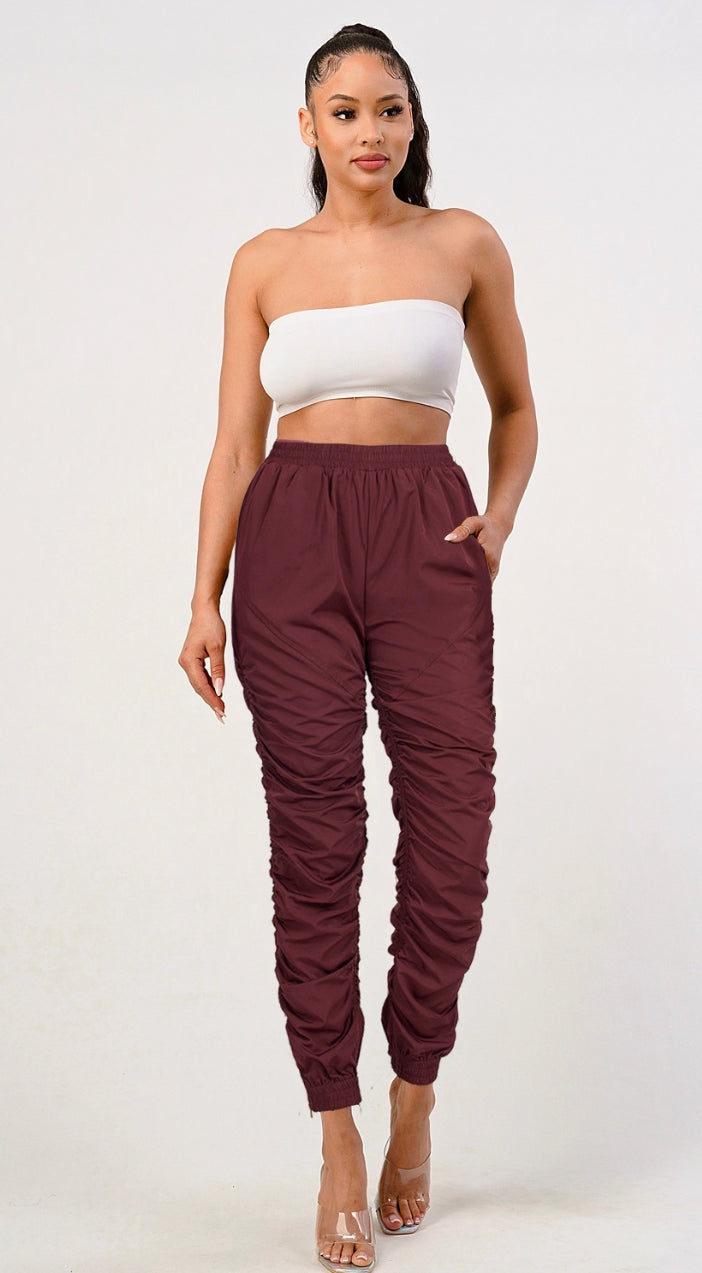 Ruched Joggers