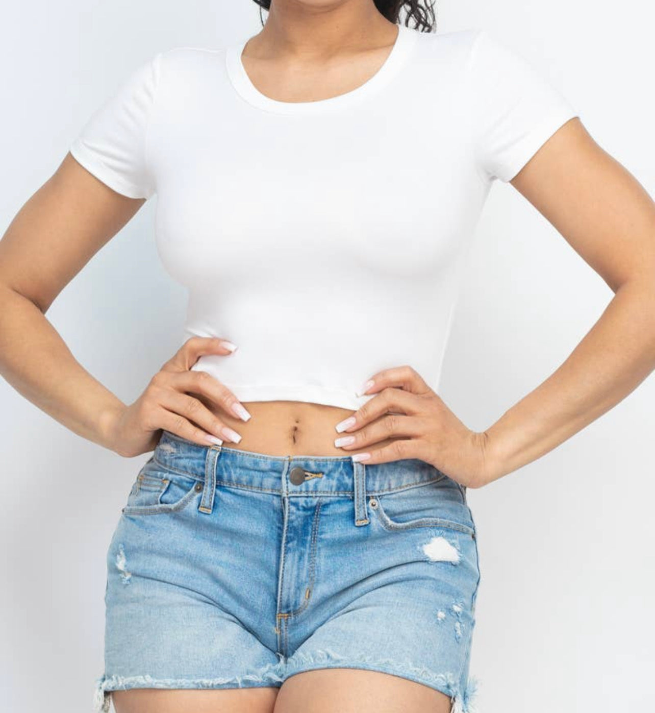 Solid Crop Top