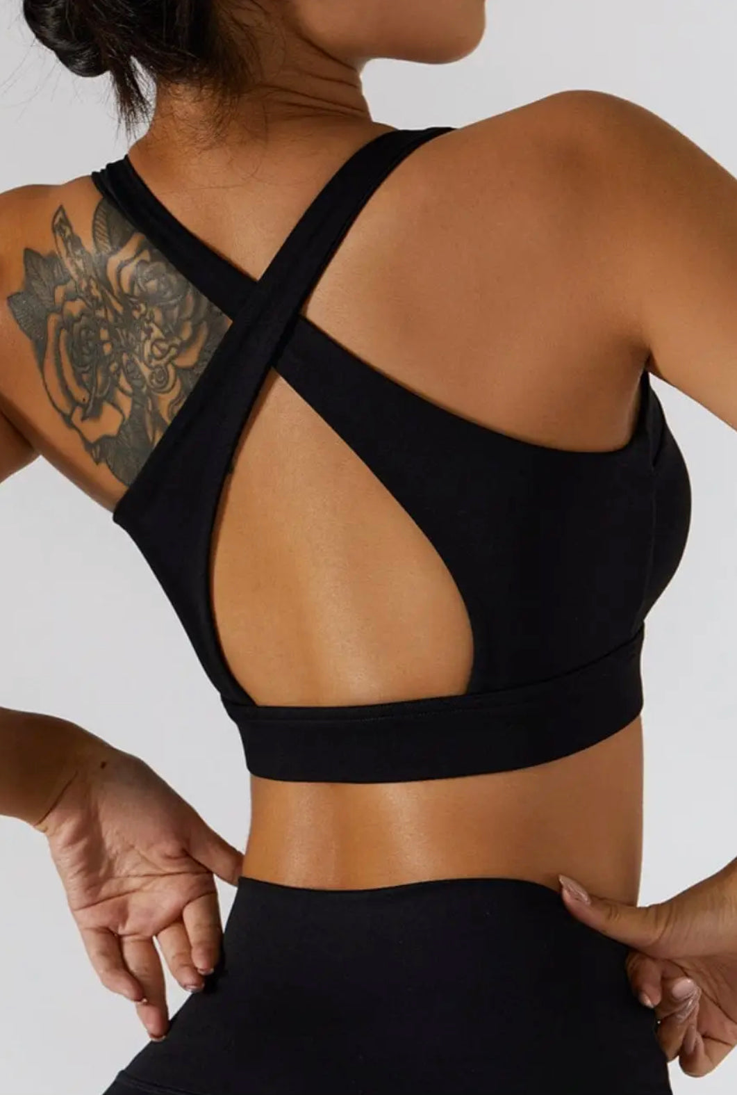 Zip Up Sports Bra