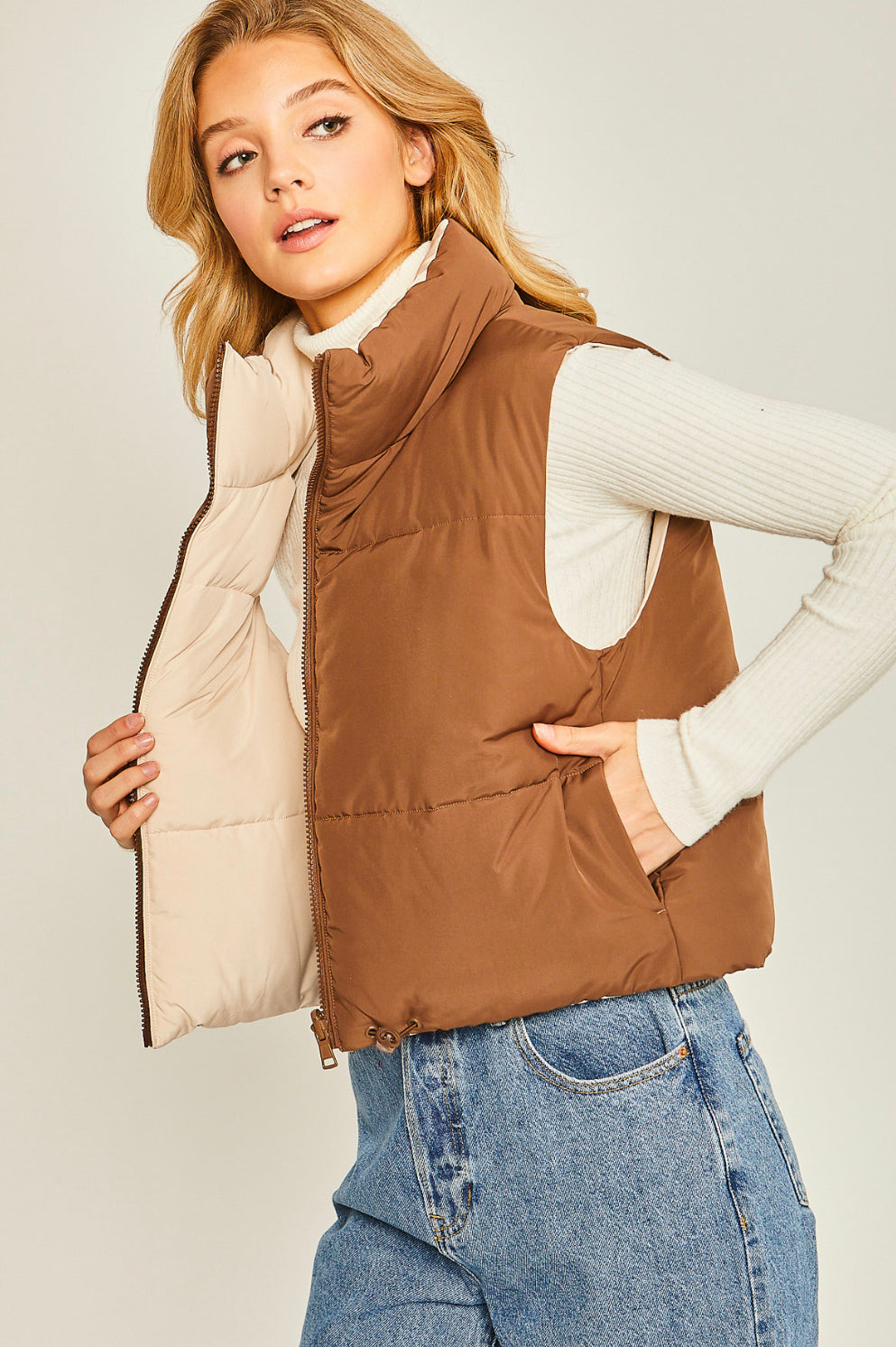 Solid Reversible Vest