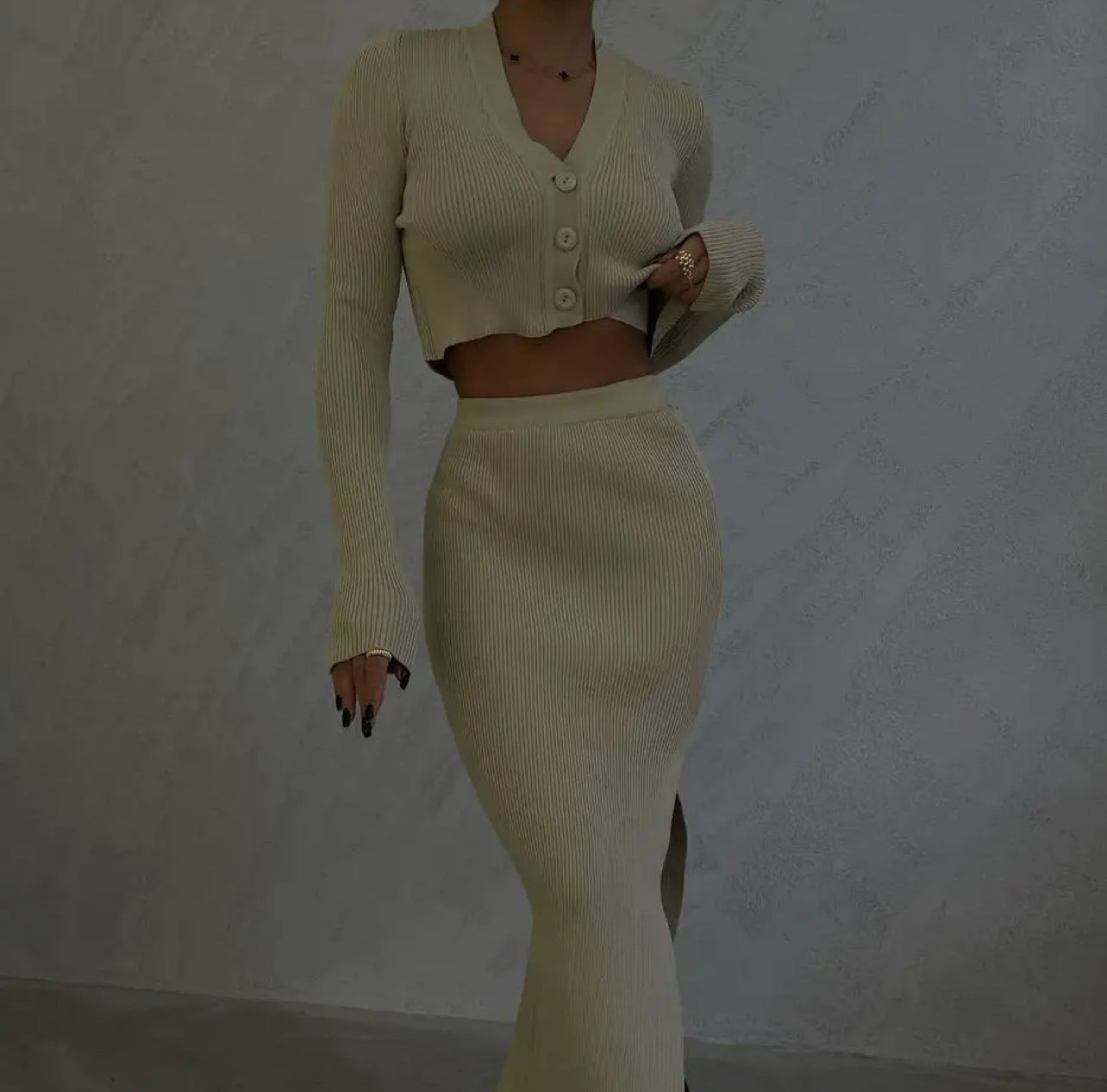Ribbed 3 Piece Set