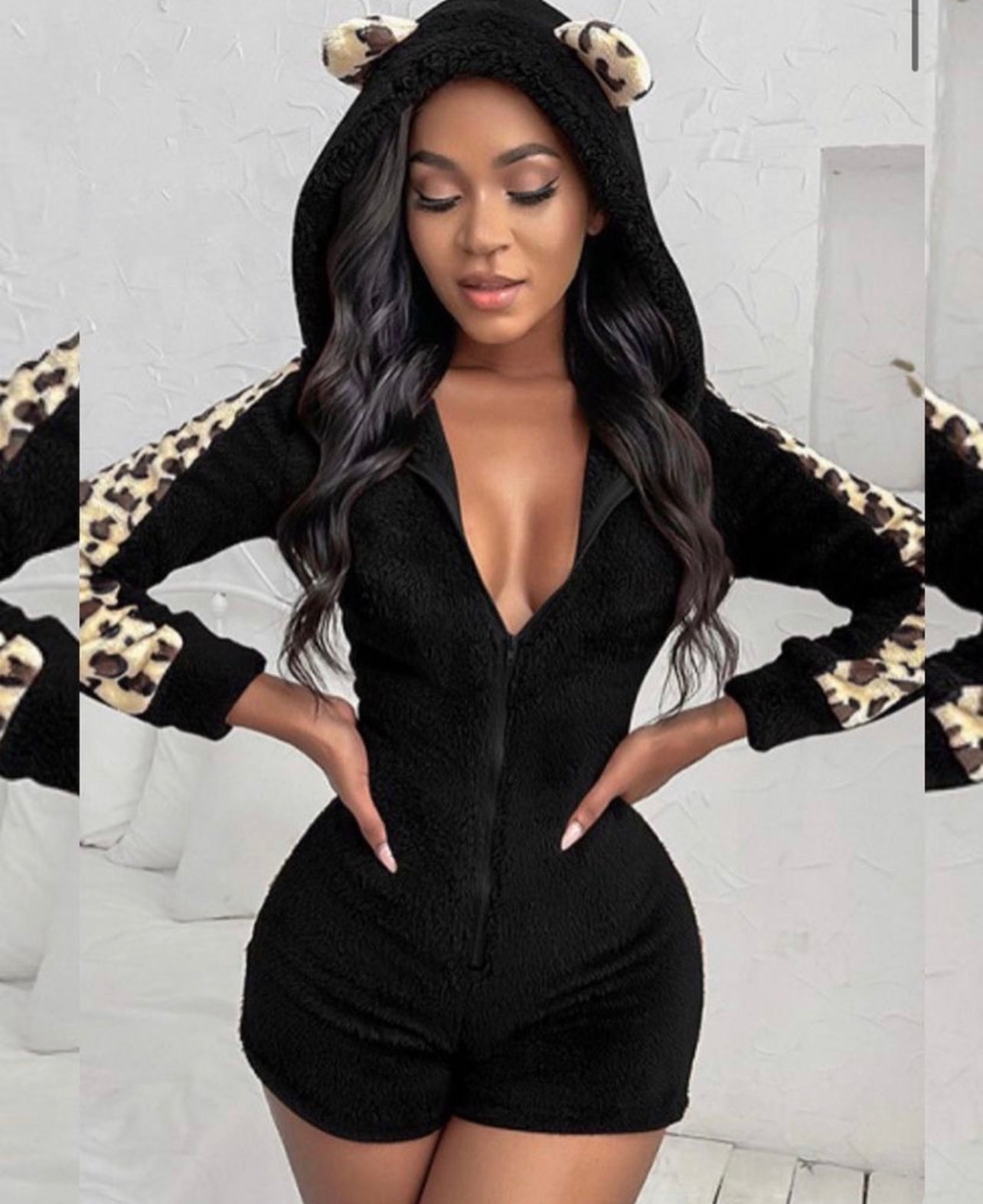 Leopard Teddy Suit