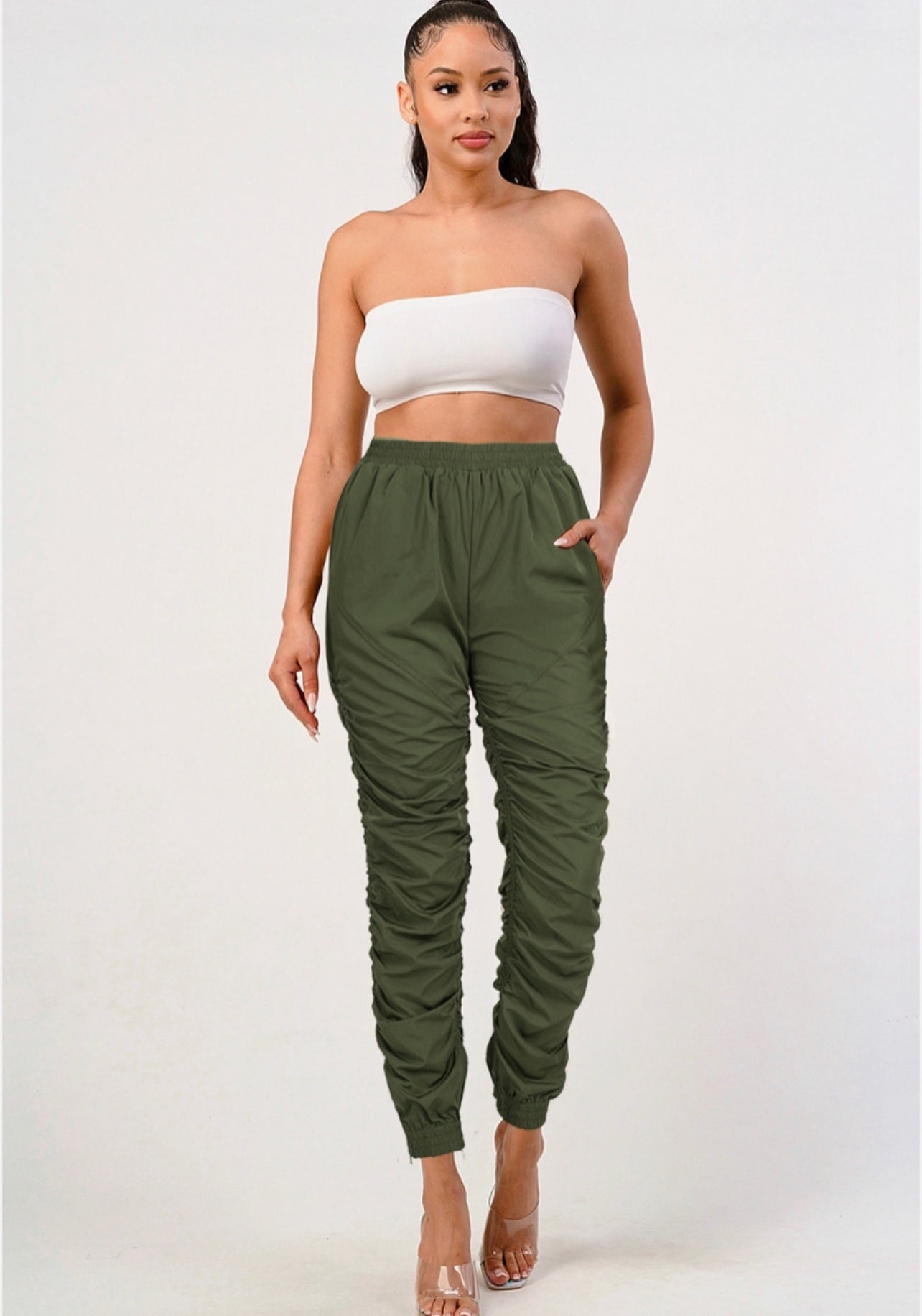 Ruched Joggers