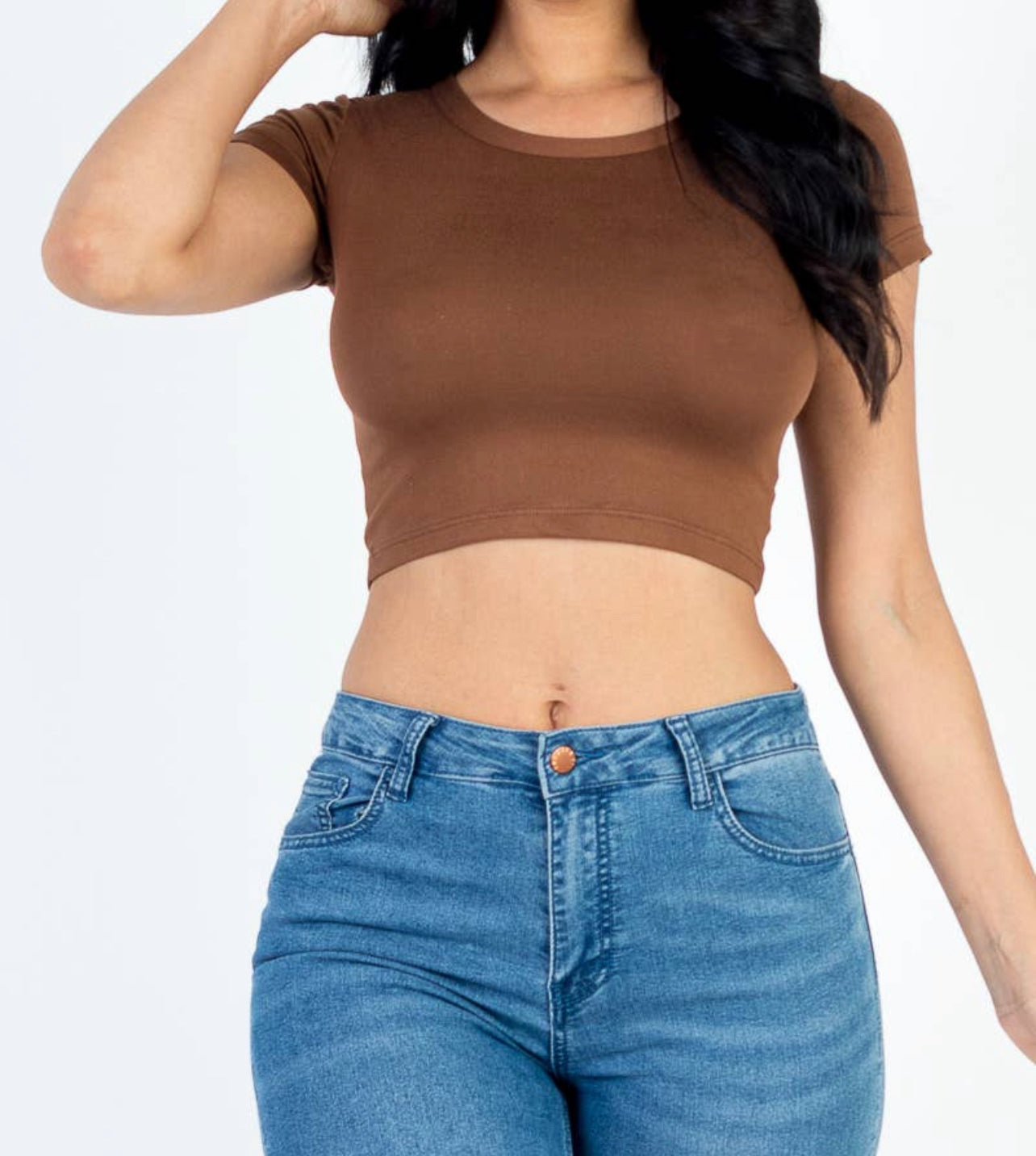 Solid Crop Top