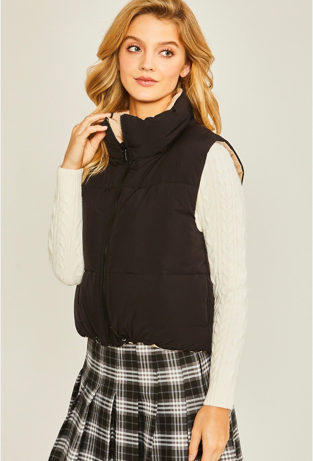 Solid Reversible Vest