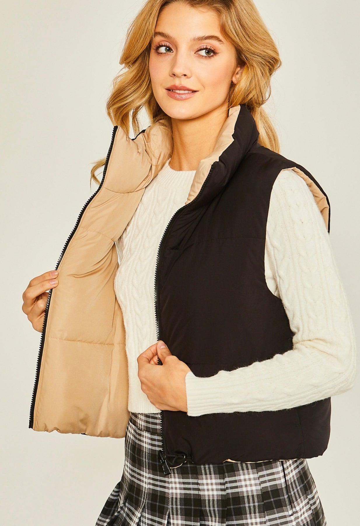 Solid Reversible Vest
