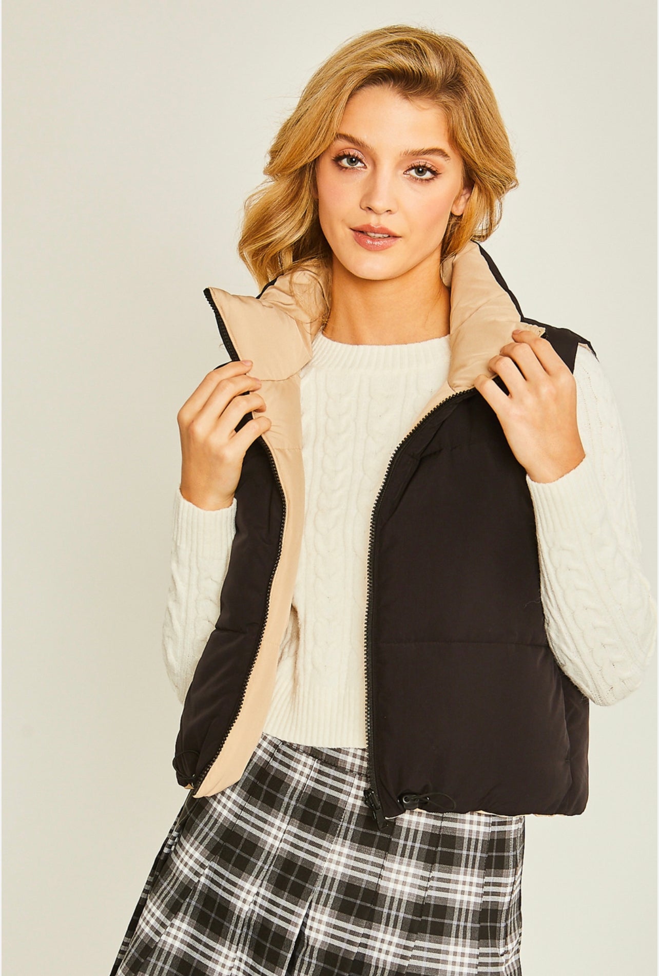 Solid Reversible Vest